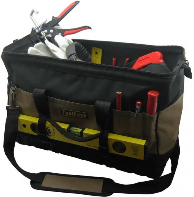 ToolPack 360.034 Constructor XXL Gereedschapstas met rubber bodem XXL 500 x 220 x 310mm
