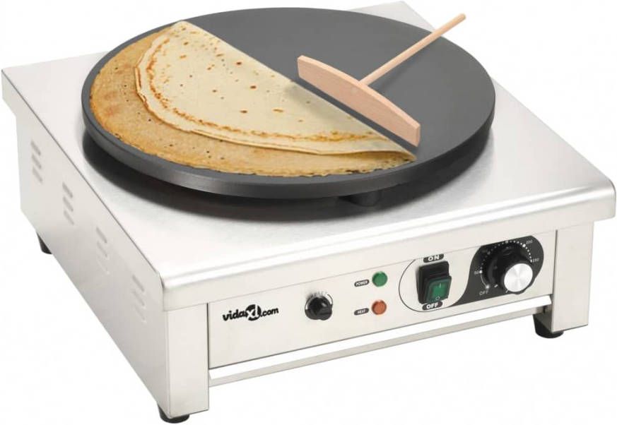 VIDAXL Elektrische crê, pemaker met lekbakje 40 cm 3000 W