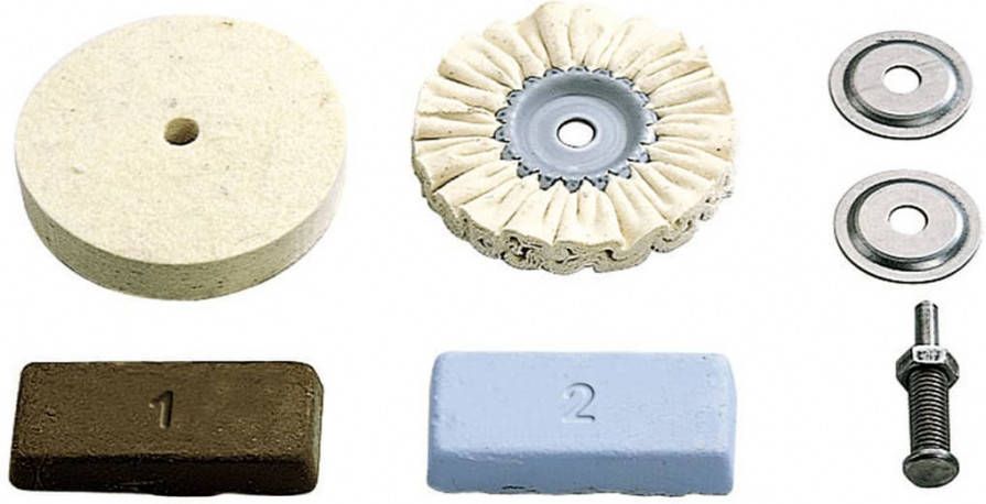 vidaXL Wolfcraft Hobby polijstset 2178000