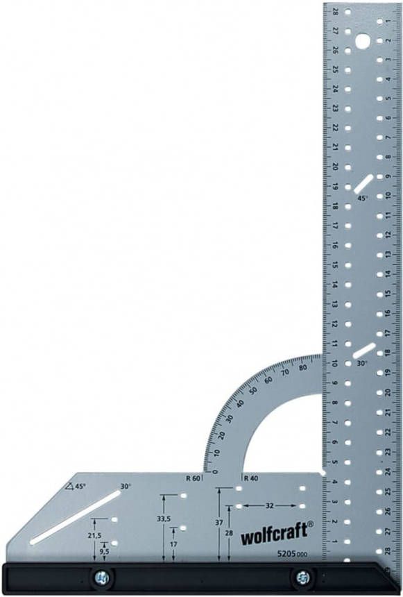 vidaXL Wolfcraft Universele Winkelhaak 300 Mm 5205000