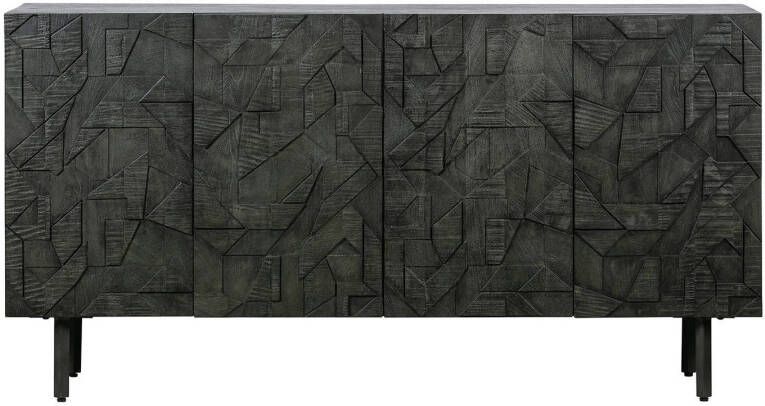 Be Pure Home Dressoir Counter hout zwart